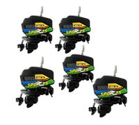 Wrtysully Agitateur à Café pour Bateau à Moteur, Agitateur à Café à Moteur de Bateau à Remontage, Gadgets Uniques pour Rendre L'Heure du Café Plus Amusante (5 Pièces)