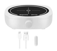 Wrtysully Agitateur MagnéTique Mini MéLangeur de Laboratoire Plaque D'Agitation Portable pour Laboratoire