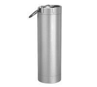 Wrtysully Boîte à Cure-Dents Multifonctionnelle en Alliage de Titane, Bouteille en Alliage de Titane, Boîte de Rangement de Voyage, Outils D'Extérieur