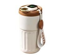 Wrtysully Bouteille Isotherme de 450 ML avec Affichage Intelligent de la Température, Tasse à Café sous Vide en Acier Inoxydable 316 pour Le Bureau