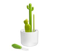 Wrtysully Brosse à Bouteille Cactus, Brosse à Paille, Ensemble de Brosses de Nettoyage Multifonctions, Nettoyage Plein Angle, et Facile à Utiliser 24 X 9,5 cm