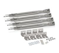 Wrtysully Brûleur à Tube Droit en Acier Inoxydable BBQ Ensemble de Brûleurs Universels en Acier Inoxydable Accessoires de Pièces de Rechange pour Four à Brûleur BBQ