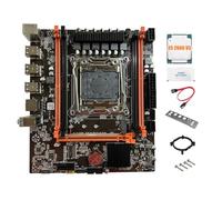Wrtysully Carte Mère X99E + CPU E5 2666 V3 + Support de Graisse Thermique + 4XDDR4 RAM RECC + Carte PCIEX16 NVMe Gigabit LAN.