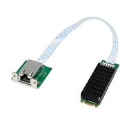 Wrtysully Carte Réseau M.2 B+M AQC107 Carte Réseau 10GbE à Port Adaptateur Réseau Ethernet RJ45 Carte Réseau pour Serveur de Contrôle Industriel AQC107