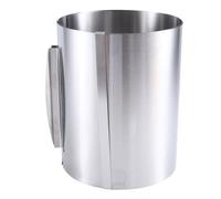 Wrtysully Cercle à Réglable en Acier Inoxydable Cercle à Argenté Haut 20 cm - Cercle de Cuisson en Acier Inoxydable Réglable - Moule de Cuisson Haut pour Une Préparation Facile