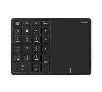 Wrtysully Clavier Numérique Bluetooth avec Pavé Tactile Clavier Numérique sans USB Rechargeable pour Android, iOS