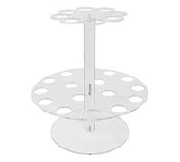 Wrtysully Double Couches 24 Trous Porte-Cornets de Crème Glacée Support Décoration Cuisson