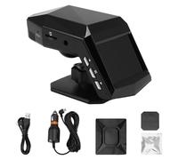 Wrtysully Enregistreur de Conduite VidéO de Voiture 1080P CaméRa de Tableau de Bord Full HD avec Console Centrale LCD Voiture DVR Enregistreur VidéO Moniteur de Stationnement