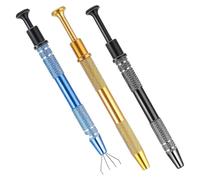 Wrtysully Ensemble de 3 Outils de Ramassage de Boules de Perçage, Outils de Ramassage de Bijoutier, 4 Griffes pour la Fabrication de de Petites Pièces