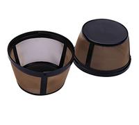 Wrtysully Filtre à Café de Rechange pour Panier de 4 Tasses - pour Filtre à Café Permanent pour M. CafetièRe et CafetièRe (Lot de 2)