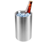 Wrtysully Insulated Refroidisseur De Vin avec AÉRateur De Vin - Convient Aux Bouteilles De Vin De 750 ML, Garde Au Frais Pendant des Heures en Acier Inoxydable sans Sueur/Seau À Champagne