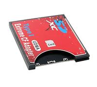 Wrtysully Le Nouveau Manchon de Carte SD vers Prend en Charge L'Adaptateur de Carte SD sans WiFi de Type I pour Appareil Photo Reflex Rouge