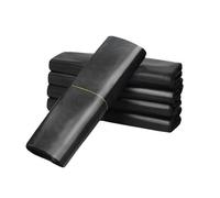 Wrtysully Lot de 100 Poubelles en Plastique Noir de Grande Capacité - Poubelles Durables et Recyclables avec Poignées pour, la Cuisine, 32 X 52 cm