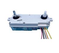 Wrtysully Minuteur de Machine à Laver à Bande 5 Lignes Semi-Automatique Double Cylindre de Lavage Blanc 1 PCS