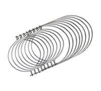 Wrtysully Paquet 8 PoignéEs en Acier Inoxydable pour Bocal Une Conserves,Bocaux Conserve,Crochets de Bocal Une Conserves et Crochets pour RéGulièRe,Argent (Bocaux Non Inclus)