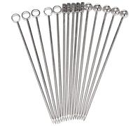 Wrtysully Pics a Cocktail en Acier Inoxydable Picks Set (Paquet de 15)