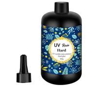 Wrtysully Résine UV 500G Résine de Durcissement Ultraviolette Transparente pour la Fabrication de en Résine UV DIY