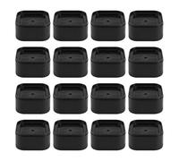 Wrtysully Risers de Meubles Risers de Lit Réglables 1,38 Pouces Risers de Lit Robustes Empilables Blocs de Surélévation de Lit Carrés 16 Pièces Environ 7 X 7 X 3,5 cm