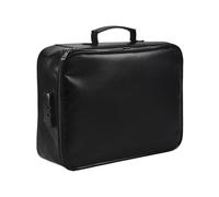 Wrtysully Sac à Documents Ignifuge avec Serrure Bureau à Domicile Voyage BoîTe de SéCurité Ignifuge et éTanche PoignéE Portable Stockage de Fichiers