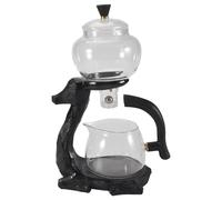 Wrtysully Service à Thé en Verre DéViation MagnéTique de l'eau pour la Cuisine Infuseurs en Vrac Bouilloires Cuisson ThéIèRe Verres Ensemble de ThéIèRe MagnéTique