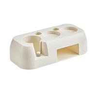 Wrtysully Station de Bourrage Boîte de Rangement pour Café Adaptée au Stockage 51 Mm, Doseur à 58 Mm, Distributeur, Blanc