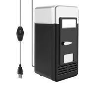 Wrtysully USB Mini RÉFrigÉRateur De Goutte À Froid Shpping Freezer USB Mini RÉFrigÉRateur Portable Soda Mini RÉFrigÉRateur pour Voiture Noir