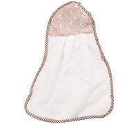 Wrtysully Velours Corail Fournitures De Salle De À Main Tissu Absorbant Torchons Cuisine Suspendue Accessoires Blanc