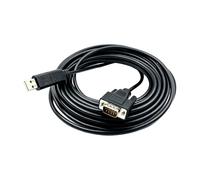 WRWIZDR Câble de programmation USB FT232 RS232, 15 m MALEHEAD | Conducteurs en cuivre blindés pour connexion de débogage d'instrument PLC