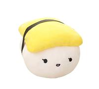 WRXFZZXT Jouet En Peluche Réaliste For Sushi Au Saumon, 40,6 Cm, Mignon En Forme de Nourriture Japonaise, Œuf Au Plat, Thon, Sushi, Oreiller Doux, Coussin, Lit, Canapé, Décoration de Voiture, Cadeaux