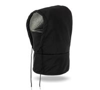 Wryhaul Cagoule imperméable doublée de Polaire agriculturi, Chapeau de Capuche de Masque de Ski d'hiver, Masque Facial Cagoule Hommes et Femmes, Garde la tête, Le Cou au Chaud (Noir,Taille Unique)