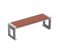 WRYSQBHJYB Banc Exterieur Jardin, Banc de Jardin en Acier Inoxydable À Double Couche, Antirouille, Bancs de Jardin Aux Intempéries, sans Assemblage pour Porche, Pelouse, Cour(180cm/70.8in)