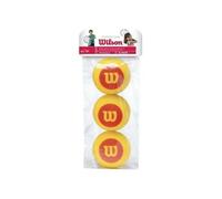WILSON Balles de Tennis Starter Foam, Paquet de 3, Jaune/Rouge, pour les Enfants, WRZ258900