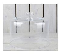 Wrzesniak Glassworks Cloche en Verre Elegant Transparent pour Gâteau 26 x 20 cm