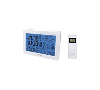 Denver Station météo WS-530WHITE – Thermo‑hygromètre int./ext., prévisions, réveil – Blanc