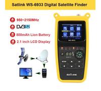 WS-6933 Satellite Finder Satfinder Détecteur Localisateur de Signal de Satellite Numérique Pointeur Mètre DVB-S2 2.1"" LCD Affichage