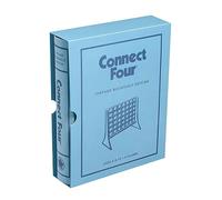 WS Game Company Connect Four Vintage Bookshelf Edition - Jeu de société - Stratégie - 2 joueurs - À partir de 6 ans