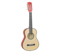 WS - Guitare Classique - Instrument de Musique - 620612 - Bois - Naturel - 92 cm - Médiator - Sangle - Stikers - Cordes Acier - Cordes Nylon - Débutant - Intermédiaire - Découverte Musicale