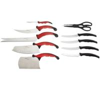 WS Invention Contour Pro Knives Ensemble de 10 couteaux Coupe facile et professionnelle