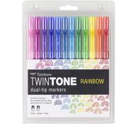 Ws-Pk-12p-3 Feutres À Deux Pointes Twintone, Couleur Rainbow