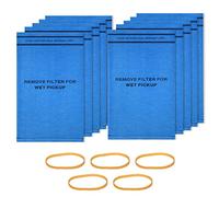 WS01025F2 Lot de 10 sacs filtrants secs et humides pour aspirateurs d'atelier de 2,5 à 5 gallons 9-16949 9-38737 WS0250VA WS0500VA Compatible avec MultiFit VF2000