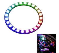 WS2812 5050 RGB Lampe annulaire LED 24 bits avec pilotes intégrés 5 VDC, diamètre intérieur 7 cm, diamètre extérieur 8,5 cm