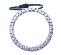 WS2812B 8/16/24/35/45/60/90/241 LED Pixel Module LED WS2812 IC RGB Couleur ronde cercle LED DC5 V (35 LED, blanc)