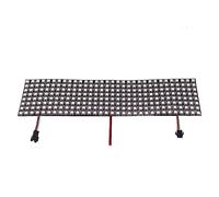 WS2812B Panneau LED RVB numérique flexible et adressable individuel WS2812 8 x 32 modules Matrix Screen DC5V