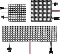 WS2812B RGB LED numérique Flexible adressable individuellement panneau lumineux WS2812 8x8 16x16 8x32 Module écran matriciel DC5V (16X16 256 Pixels)