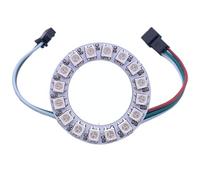 WS2812B WS2812B Module LED WS2812 IC RGB Full Color Circle LED rond DC5 V (Blanc) 8/16/24/35/45/60/90/241 LED