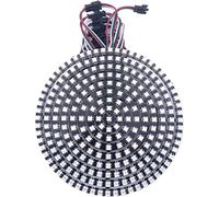 WS2812B WS2812B Module LED WS2812 IC RGB Full Color Circle LED rond DC5 V Noir 8/16/24/35/45/60/90/241 LED