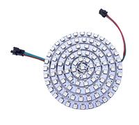 WS2812B WS2812B Module LED WS2812 IC RVB pleine couleur rond CC 5 V CC 5 V Blanc 8/16/24/35/45/60/90/241 LED