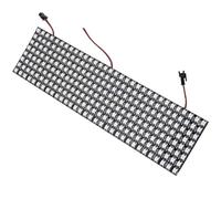 WS2812B WS2812ECO 8×32 256 pixels RGB LED Matrix, 5050 SMD adressable individuellement, PCB flexible, DC 5V, compatible avec K-1000C, SP107E (8 x 32 cm)