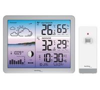 Technoline WS6520 Station météo | Réception radio DCF77 | Prévisions météo | Affichage des phases de la lune | Affichage des marées