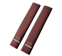 WSADRFXS Protège-Ceinture de Sécurité Voiture en Similicuir pour Mazda MX-5 NA,12,2 Pouces Grand Format,Confortable,Respirant et Doux,2 pcs-Red